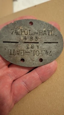 plaque identité Allemand Ww2 - Photo 1/3