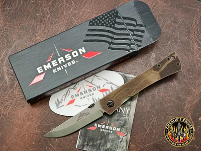 Emerson ножи Area 51 Yangtze Jack SF коричневый Kryptek G10 весы новый в коробке - Изображение 1 из 4