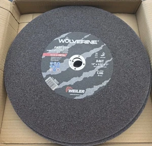 Weiler 56247 Wolverine® AO Typ 1 Kappsäge großes Trennrad, 14 Zoll Durchmesser x 3/32 - Bild 1 von 3