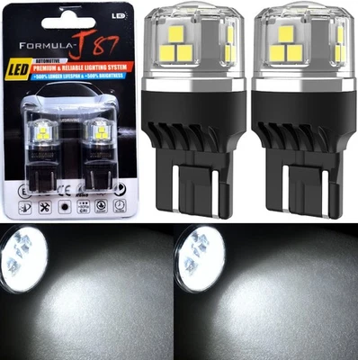 LED Light 30W 7443 White 5000K Two Bulbs Front Turn Signal Replace Upgrade Lamp - Image 1 of 4