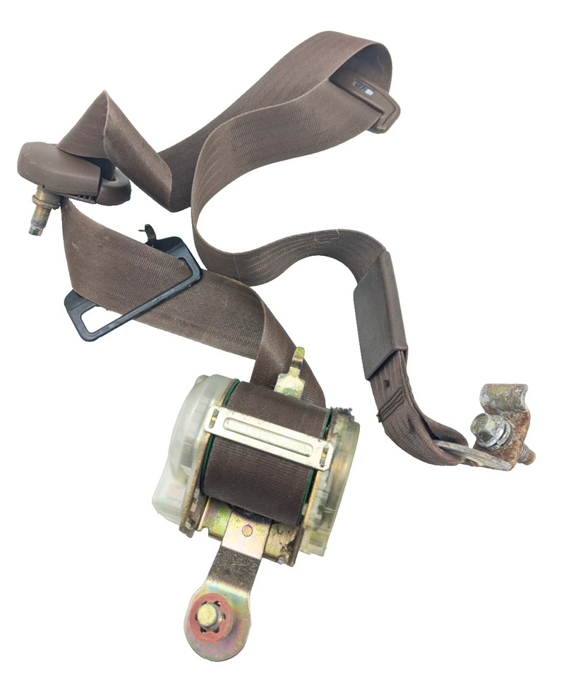 1990 TOYOTA 4 RUNNER SR5 DRIVER SIDE FRONT SEAT BELT BROWN - Image 1 of 4