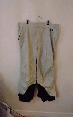 Ĺ. L Bean Ski Pants / Snow Pants Beige Black Men's Size XXL Excellent Condition - Image 1 of 4