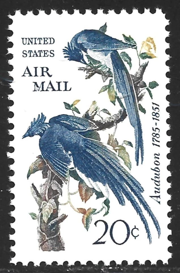 United States, Scott #C71, 20c Columbia Jays, MLH - Image 1 of 1