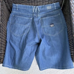 Vintage Marithe Francois Girbaud Jean Shorts Mens 38 Blue Brand X Shorts Skater - Picture 1 of 15
