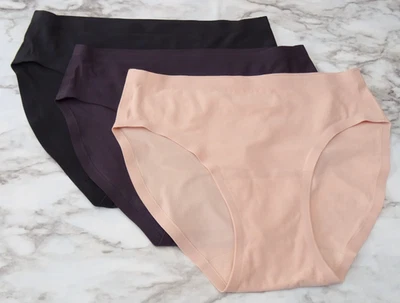 Paquete de 3 bragas de bikini Chantelle 2643# elásticas suaves talla única de EE. UU. (S-XL) Foto 1 de 4