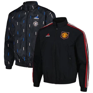 Manchester United Men's Jacket adidas Reversible Track Jacket - New - Picture 1 of 3