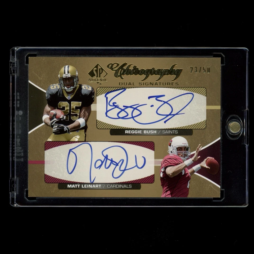 Reggie Bush Matt Leinart 2006 SP Authentic Chirography Dual Auto /50 Rookie USC - Image 1 of 1