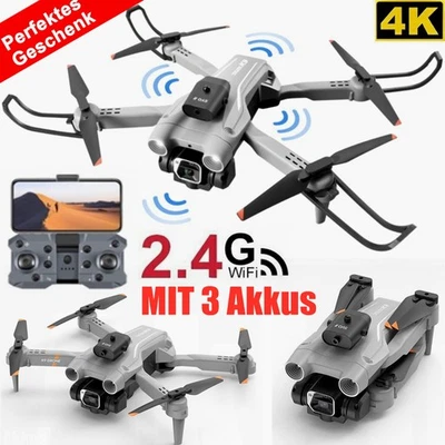 Faltbare Drohne mit Kamera FPV 4K HD Drone WiFi RC Quadrocopter Selfie Spielzeug - Bild 1 von 4