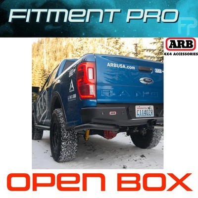 Parachoques trasero ARB Summit acero negro para Ford Ranger 19-23 con barra de remolque OE 5640200 Foto 1 de 4