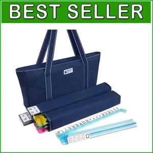 All-Inclusive American Mah Jongg Set: 166 Tiles, Racks, Dice & Money Chips - Picture 1 of 10