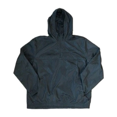 Chaqueta cortavientos Tek Gear grande media cremallera negra con capucha ligera nueva con etiquetas  Foto 1 de 4