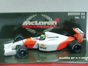 WOW EXTREMELY RARE McLaren MP4/7 Honda Senna GP Hockenheim 1992 1:64 Minichamps