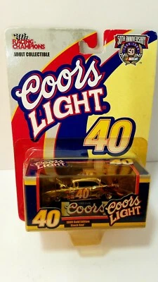 Vintage 1998 Coors Light #40 Nascar Gold Edition Stock Rod Car Toy Foto 1 de 3