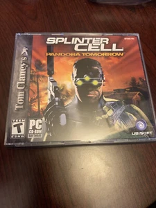 Tom Clancy's SPLINTER CELL: Pandora Tomorrow (PC CD-ROM, 2004) Juego de 3 discos - Imagen 1 de 1
