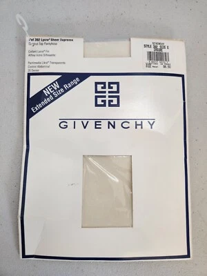 Pantimedias de Colección Givenchy Estilo 392 Marfil Marfil Talla E Transparente NUEVAS Foto 1 de 2