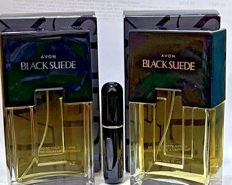 2-Avon Negro Gamuza para Hombres Eau De Toilette Spray - 3.4 OZ./Aerosol de Viaje Gratis Foto 1 de 3