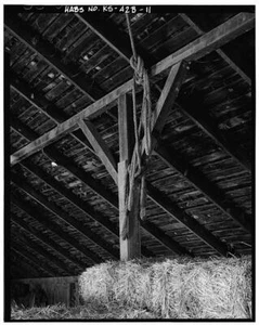 Kandt-Domann Farmstead, Scheune, State Route 3, Hoffnung, Dickinson County, KS, Kansas, 10 - Bild 1 von 1