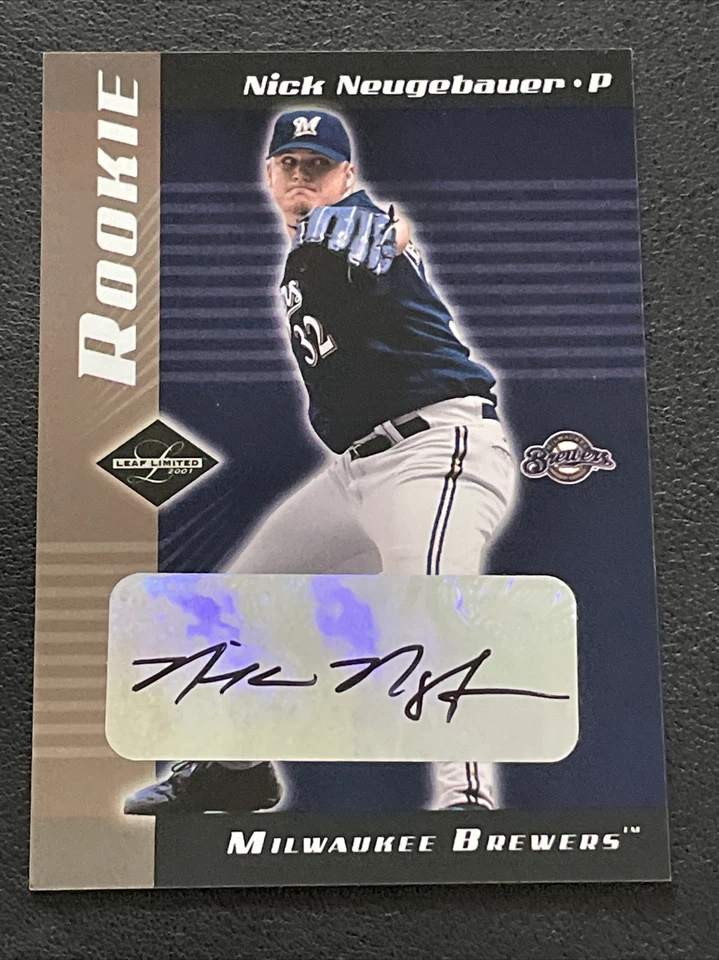 2001 Leaf Limited NICK NEUGEBAUER Autograph RC #'d 291/750 #309 - Image 1 of 2