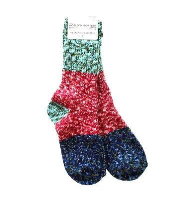 Calcetines más suaves del mundo - Colección fin de semana - Trapo - Arándano CB - Crew Lth - NUEVOS Foto 1 de 2