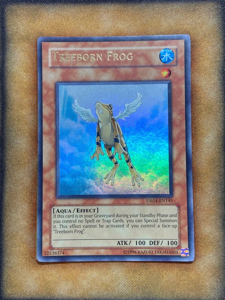 Yugioh Treeborn Frog DR04-EN145 Ultra Rare NM - Image 1 of 1