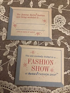 Vintage Barbie’s Fashion Shop Cards - Picture 1 of 3