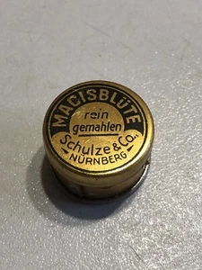 alte Blechdose MACISBLÜTE Schulze & Co. Nürnberg - Original gefüllt - - Bild 1 von 4