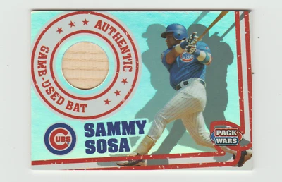 2005 TOPPS PACK  WARS SAMMY SOSA GAME-USED BAT NON-AUTO/NON-AUTOGRAPH - Image 1 of 2