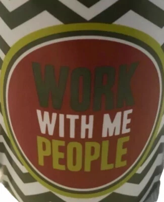 Taza de café Carson Work With Me People Office Job novedad divertido jefe gerente Foto 1 de 4