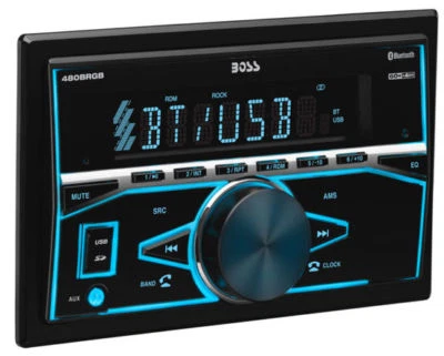 Boss Elite 480BRGB Double DIN Bluetooth Digital Media Car Stereo Receiver - Image 1 of 4