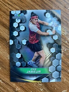 2024 Topps Graphite Tennis Ons Jabeur White Refractor 3/10 - Picture 1 of 1
