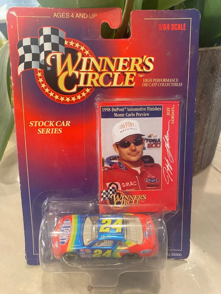 1998 Winners Circle #24 JEFF GORDON Stock Car 1/64 Monte Carlo NASCAR - Immagine 1 di 1