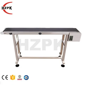 Customized PVC Conveyor Belt Table for Inkjet Coding Line Motorized Guardrails - Picture 1 of 6