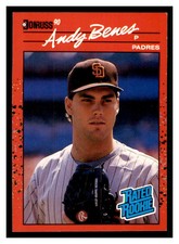 1990 Donruss #41 ANDY BENES San Diego Padres ~F4P