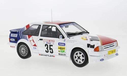 Vehículos Ford Escort MK III RS TURBO 1985 modelo coche de rally escala 1:18 Foto 1 de 1