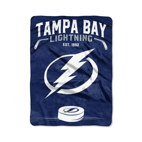 Officially Licensed NHL "Inspired" Plush Raschel Throw Blanket Cover