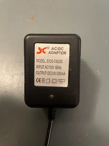 Adaptador AC/DC Modelo SX35-036250 3.6V 250mA RARO - Imagen 1 de 3