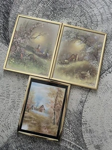 2x Andres Orpinas + 1x Unbekannt, Bilder mit Rahmen - Bild 1 von 1