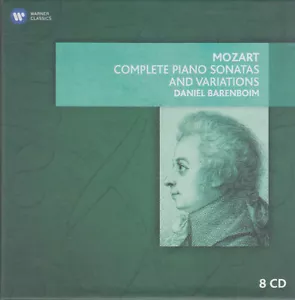 Mozart Complete Piano Sonatas & Variations 8-CD box set 2012 Daniel Barenboim - Picture 1 of 4
