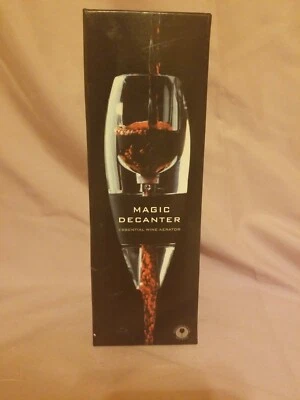 Juego de filtro de sedimentos aireador de vino tinto jarra mágica rápida respirador con base Foto 1 de 4