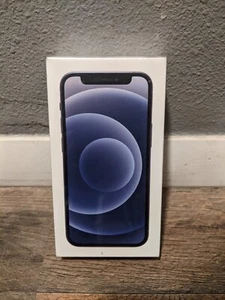 Sealed New Apple iPhone 12 Mini 64GB Black 5.4" A2176 Cricket - Afbeelding 1 van 3