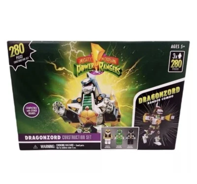 NUEVO Dragonzord Mighty Morphin Power Rangers Juego de Construcción 280 piezas Hasbro!! Foto 1 de 4