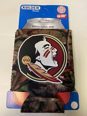 Florida State Seminoles NCAA Kolder Camo Lata Plegable Koozie Viene Juego de 4 Foto 1 de 2