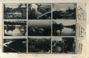 Letonia 1937 Gaujiena Multivista Postal a Riga - Imagen 1 de 2