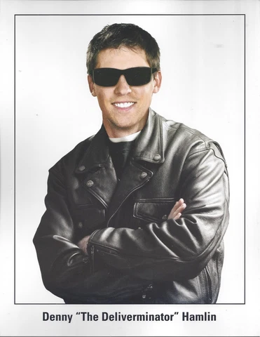 2014 DENNY HAMLIN "THE DELIVERMINATOR FEDEX" #11 NASCAR SPRINT CUP POSTCARD Cover