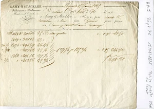 Dépt 76 - Rouen 5 Bld Cauchoise - Petite Entête Fabrique d'Indiennes 15/01/1825 - Bild 1 von 1