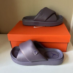Nike Jordan Sophia Slide Canyon Purple Black - Womens 10 - DO8863-505 - Picture 1 of 5