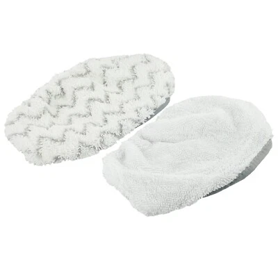White and Gray Reusable Pads for Bissell 1977Z 1132 1252 Vacuum Pack of 2 - image 1 of 4