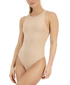 Alfani Damen ärmelloser Tanga Body Latte Cafe - Bild 1 von 8