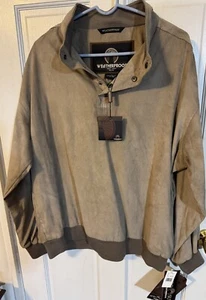 Giacca Pullover Micro-Camoscio Impermeabile Uomo Taglia Large Colore Salice ESP/Parma& - Foto 1 di 3