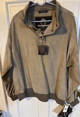 Chaqueta Pullover Micro Gamuza Impermeable Hombres Talla Grande Color Sauce ESP/Parma Foto 1 de 3